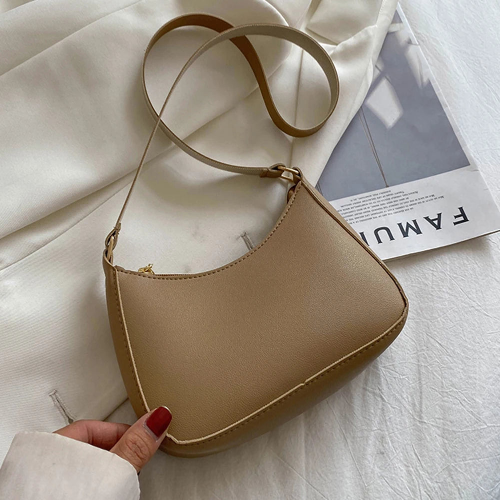 MILA | Borsa a Spalla Minimalista in Ecopelle