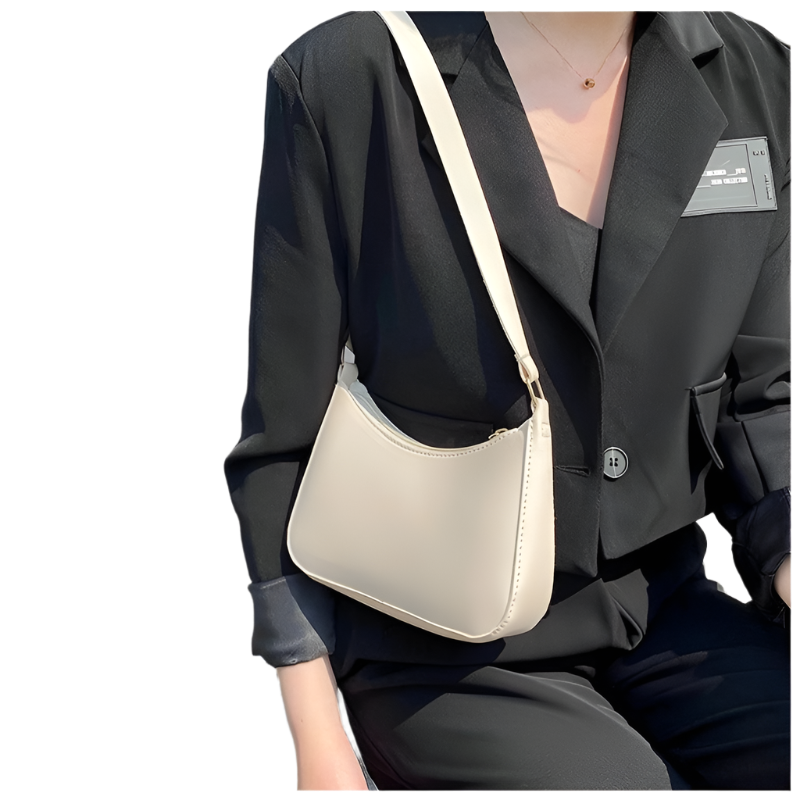 MILA | Borsa a Spalla Minimalista in Ecopelle