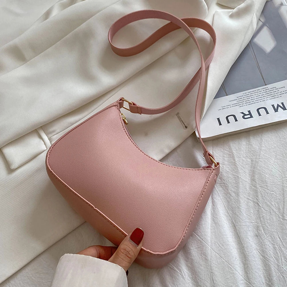 MILA | Borsa a Spalla Minimalista in Ecopelle