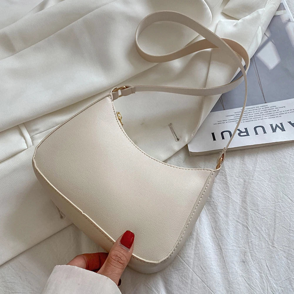 MILA | Borsa a Spalla Minimalista in Ecopelle