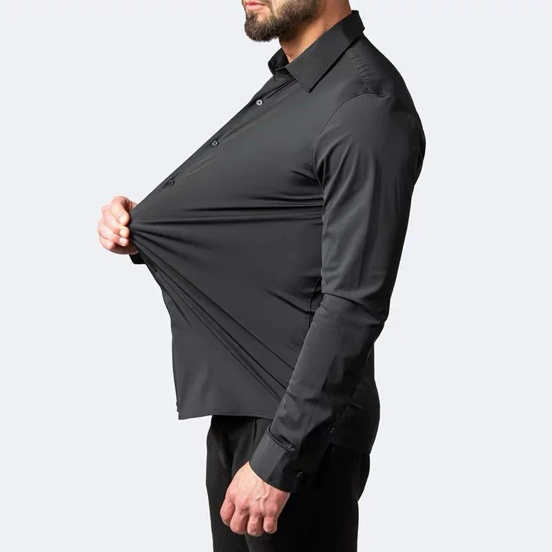 ROBERTO | Camicia Uomo Elegante Elasticizzata