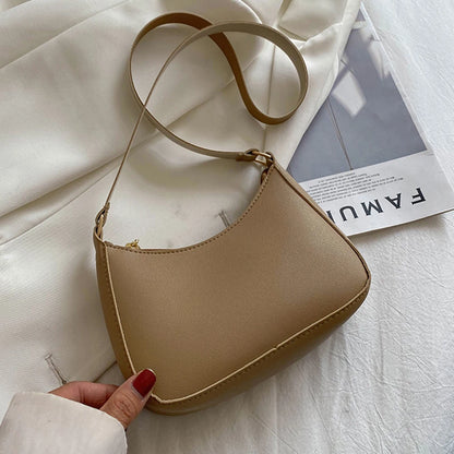 MILA | Borsa a Spalla Minimalista in Ecopelle