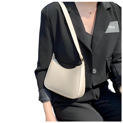 MILA | Borsa a Spalla Minimalista in Ecopelle