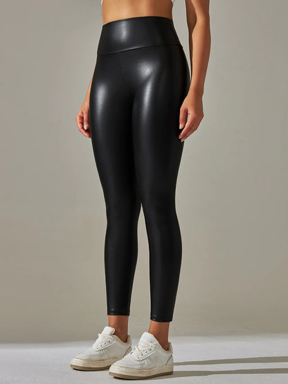 ALMA | Leggings Donna in Pelle PU